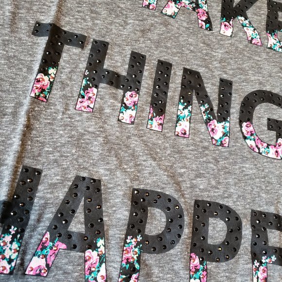 Derek Heart - Make Things Happen- Floral Studded - Picture 3 of 6